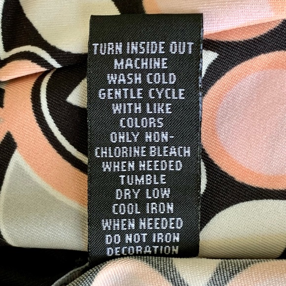 I.N.C. BLACK & PEACH MAXI DRESS - Picture 7 of 7